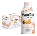 Freeflow Fit Energy Shots, Orange Slice, Natural Caffeine Boost with L-theanine, Ginseng, Vitamins, Prebiotics, Electrolytes (6 Count, 2oz Shots) 2