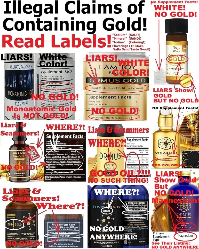 EnerGold® Monoatomic Gold/ORMUS: World's ONLY Pure-G O L D! Deflect Radiation, EMFs, & Low-Energy Frequencies; Repair DNA, Pineal Gland, & All Tissues of The Body; Energize Your Aura & Chakras,... 3