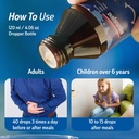 Liver Support Digestive Protector - Liquid Herbal Supplement with Artichoke Extract for Liver Cleanse Detox & Repair - Liver Detox Cleanse Drops with Mint, Boldo & Carrot - 45 ml 6