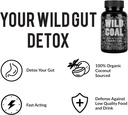 Wild Foods Activated Charcoal Capsules | 100% Organic Coconut Shells Active Tablets for Bloating Relief | Lab Tested & Non-GMO Detox Pills | USA (Two Bottles - 120 Capsules) 6