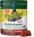MegaFood Kids Multivitamin Gummies - Kids Vitamins - Age 4+ with Vitamin C, Vitamin D, Zinc, Choline, and Real Fruit - Brain & Immune Support - Berrylicious Flavor - 60 Gummies (30 Servings) 2