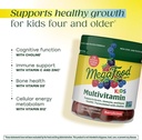 MegaFood Kids Multivitamin Gummies - Kids Vitamins - Age 4+ with Vitamin C, Vitamin D, Zinc, Choline, and Real Fruit - Brain & Immune Support - Berrylicious Flavor - 60 Gummies (30 Servings) 4