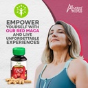 Red Maca Root and Aguaje Capsules for Women l Organic Female Health Supplement l Strong Hormone Regulator Pack l   Andes 5