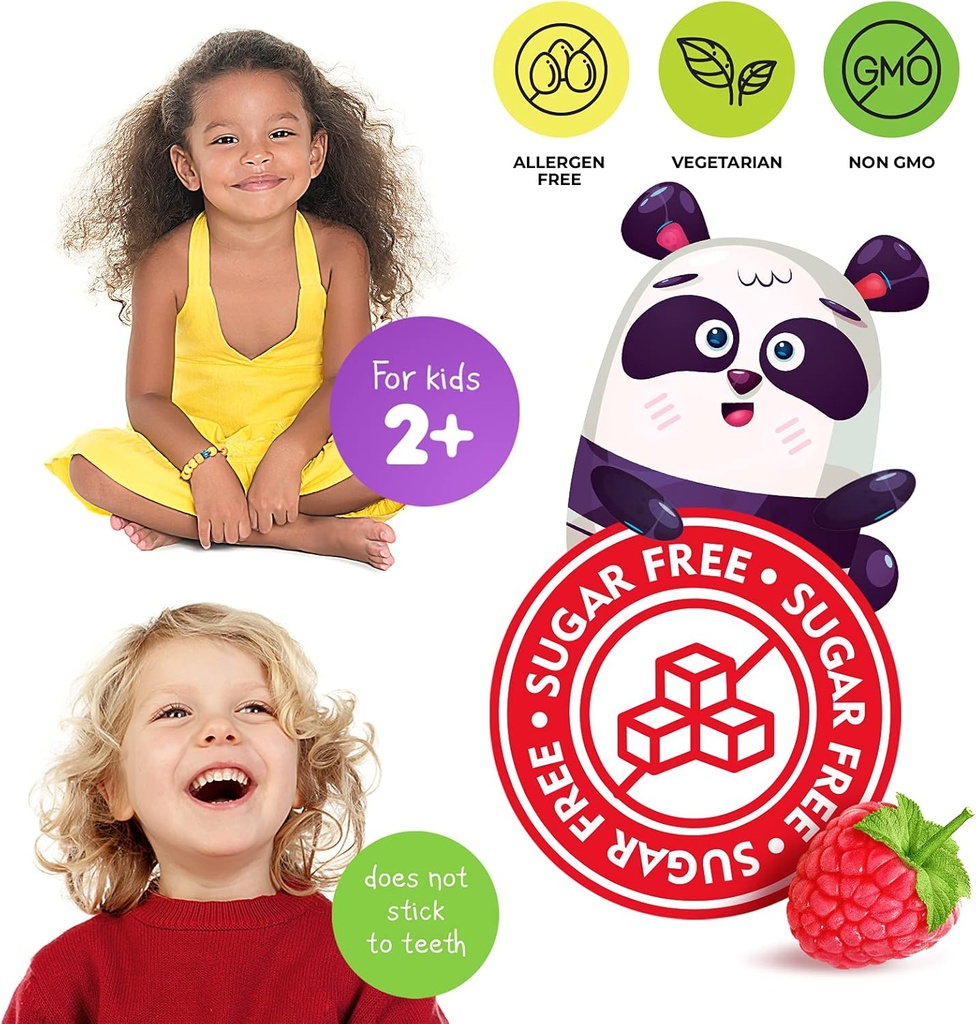 Kids Magnesium 120 count and Magnesium 60 count Gummies Sugar-Free - Calm Magnesium Gummies Supplement for Children, Sugar-Free Magnesium Calm Chews for Kids & Adults 6