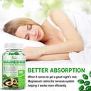 Magnesium Glycinate 400mg, High Absorption Magnesium Supplements Softgels with Vitamin E, B6, Zinc for Sleep, Calm, Muscle Relaxation & Bone Health, Gluten-Free, Non-GMO, 60 softgels 6