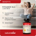 NatureWise Vitamin B12 1,000 mcg and Vitamin B Complex for Cellular Energy, Mental Clarity, Maximum Vitality - 60 Softgels Each 3
