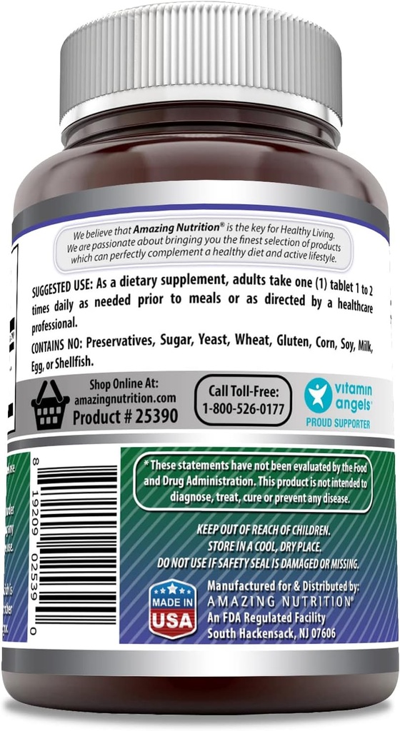 Amazing Formulas Tribulus Extract 1000 Mg Supplement | Tablets | Non-GMO | Gluten-Free | Made in USA (1 Pack | 90 Count) 4