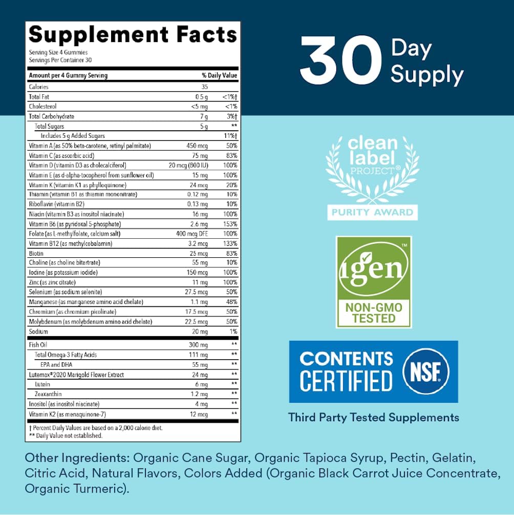 SmartyPants Teen Guy Multivitamin Gummies: Omega 3 Fish Oil (EPA/DHA) & Teen Girl Multivitamin Gummies: Omega 3 Fish Oil (EPA/DHA) 5