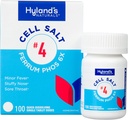 Hyland's No. 4 Cell Salt Ferrum Phos 6X Tablets, Decongestant and Sinus Relief, Inflammation Supplement, Natural Relief of Cold and Fever Symptoms, Quick Dissolving Tablets, 100 Count 2