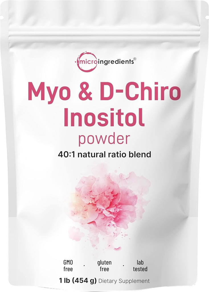 Micro Ingredients Omega-3 Fish Oil 4,200 mg Softgels & Myo & D-Chiro Inositol Powder Bundle 2 Pack | Wild-Caught Fish, Lemon Flavored, Burpless | Inositol Supplement for Women 6