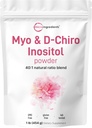 Micro Ingredients Omega-3 Fish Oil 4,200 mg Softgels & Myo & D-Chiro Inositol Powder Bundle 2 Pack | Wild-Caught Fish, Lemon Flavored, Burpless | Inositol Supplement for Women 6