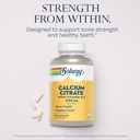 Solaray Calcium Citrate with Vitamin D3 1000mg - Bone Strength and Healthy Teeth Support - Gentle Digestion Formula - Lab Verified, 60-Day Guarantee - 30 Servings, 180 Capsules 4