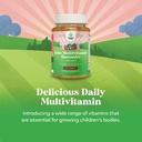 USDA Organic Kids Multivitamin Gummies - Multivitamin for Kids Immune Support with Vitamins A, C, D3, E, B6 & B12, Zinc & Iodine - Children's Vitamins Chewable Formula for Strong Health - 60 Count 5