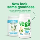 Vega Protein and Greens Protein Powder, Vanilla - 20g Plant Based Protein Plus Veggies, Vegan, Non GMO, Pea Protein for Women and Men, 21.7 Ounce (Packaging May Vary) 5