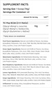 Metabolic Nutrition - TRIPEP - Tri-Peptide Branch Chain Amino Acid, BCAA Powder, Pre Intra Post Workout Supplement, Unflavored, 400 Grams (40 Servings) 3