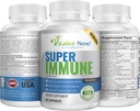 Super Wellness Immune Booster - Quercetin Immunity Support, 25 Vitamins, Herbs, Superfoods, Mushrooms - Vitamins C & E - Selenium - Turmeric - Immune Defense Supplement - 60 Capsules 3