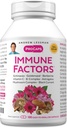 ANDREW LESSMAN Immune Factors 180 Capsules – Echinacea, Goldenseal, Vitamin C, Astragalus, Berberine, Mushroom Blend, Black Currant. Supports and Promotes Immune System and Natural Defenses 2