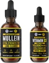 HERBIFY Bundle - Mullein Leaf Extract & Vitamin D3 - Respiratory Support & Immune Boost 2