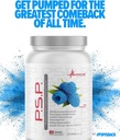 Metabolic Nutrition P.S.P. Physique Stimulating PreWorkout 672g Zero Sugar Caffeine Free (Blue Raspberry) 5