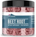 Earthborn Elements Beet Root 200 Capsules, Pure & Undiluted, No Additives 2