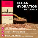 Superieur Electrolyte Powder Packets - Vegan Electrolyte Hydration Powder w/Sea Minerals - Keto Friendly, Non-GMO, Zero Sugar Electrolyte Supplement - Healthy Sports Drink - Watermelon (14 Packets) 3