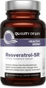 Quality of Life Resveratrol SR - Powerful Anti Aging All Natural Formula - 30 Vegicaps 2