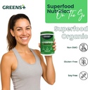 Greens+ Organic RAW Superfood Powder, Super Blend Immune Support, Morning Kick, Energy Boost, Nutrition Vibrant Health, Dietary Supplement, Vegan Soy/Dairy/Gluten Free(8.46oz) 3