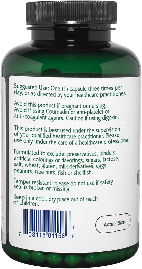 Vitanica Rauwolfia Extra, Cardiovascular Support Supplement, Vegan, 180 Capsules 4