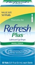 Refresh Plus Lubricant Eye Drops, Preservative-Free, 0.01 Fl Oz Single-Use Containers, 50 Count, Packaging May Vary 2