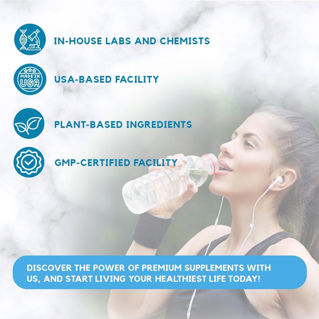 Absonutrix Zeolite Volcanic Activated with Tudca Advanced Formula 390 mg, 4 Oz Liquid, 302 Servings, Made in USA, Quick Absorption,Non-GMO, GMP Certified Facility, Cruelty-Free Products 6