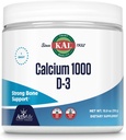 KAL Calcium Vitamin D-3 ActivMix, Powder Calcium Supplement, Bioavailable Calcium Lactate and Gluconate, Bone Health Support, Unflavored, Non-GMO, Gluten Free, 60-Day Guarantee, 31 Servings, 10.9 oz 2