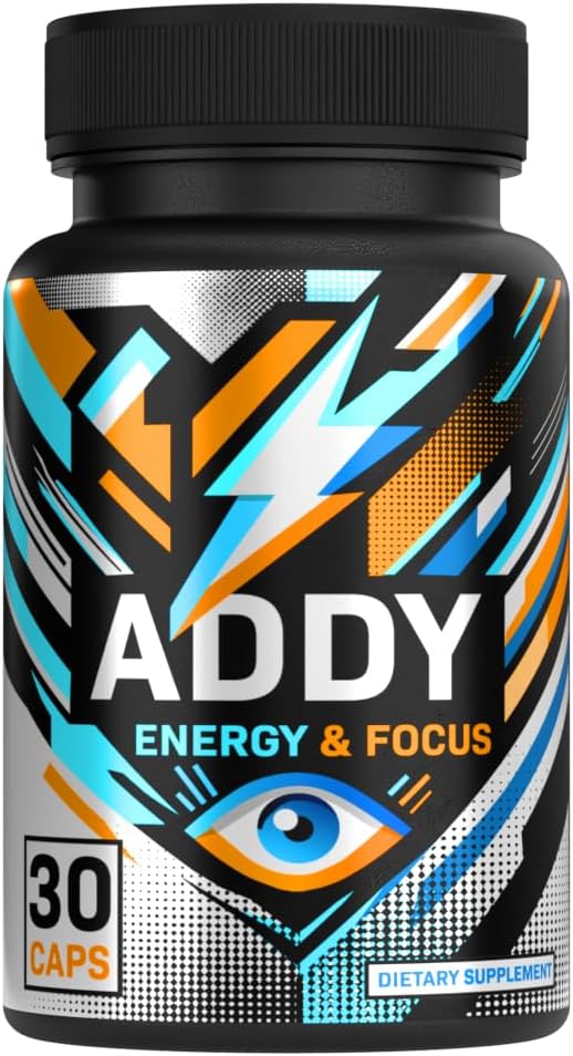 Addy Energy - Focus & Energy Supplement - Brain Booster - Adderall Alternative - Focus, Increase Productivity - Clean Energy - Sharp Focus - 30 Day Supply 2