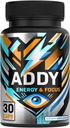 Addy Energy - Focus & Energy Supplement - Brain Booster - Adderall Alternative - Focus, Increase Productivity - Clean Energy - Sharp Focus - 30 Day Supply 2