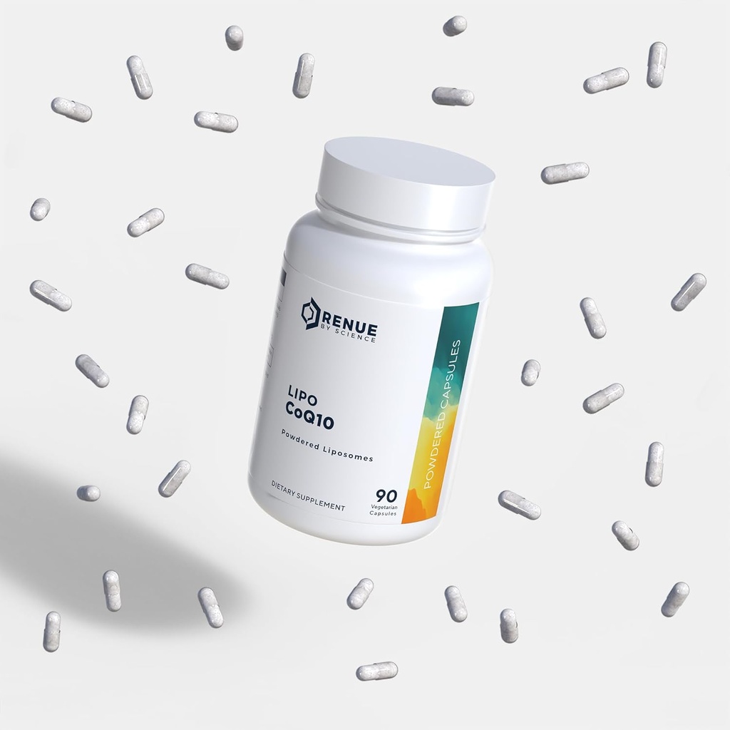 Renue By Science CoQ10 - Coenzyme Q10 as Ubiquinol CoQ10 | High Strength Liposomal CoQ10 200mg Supplement | 90 Co Q10 Capsules | Non-GMO & Allergen Free | Made in The USA Third-Party Tested 5