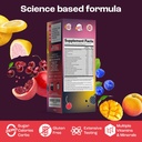 KEY NUTRIENTS Multivitamin Electrolytes Powder No Sugar - 5 Delicious Flavors Electrolyte Powder - Endurance & Energy Supplement - Hydration Powder - No Calories - 10 Servings - Made in USA 3