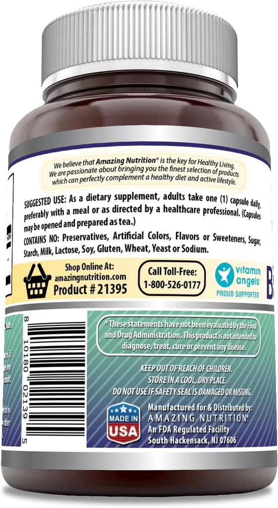 Amazing Formulas Black Cohosh Supplement | 540 Mg per Serving | Capsules | Non-GMO | Gluten-Free | Made in USA (1 Pack | 120 Count) 3