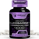 WELLNESS LABSRX Glucosamine Chondroitin MSM - 4000mg - Glucosamine Chondroitin Capsules - 120 Count 2