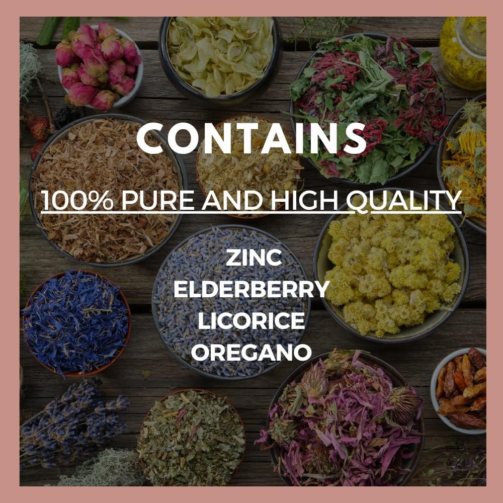 Remedy's Nutrition Immu-Zinc + | 1,000 mg, 60 Vegan Capsules Dietary Supplement | Two Month Supply | Also Contains Elderberry, Licorice & Oregano 4