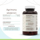 HerbEra Agrimony 120 Capsules, 400 mg, Agrimony (Agrimonia Eupatoria) Dried Herb (120 Capsules) 3