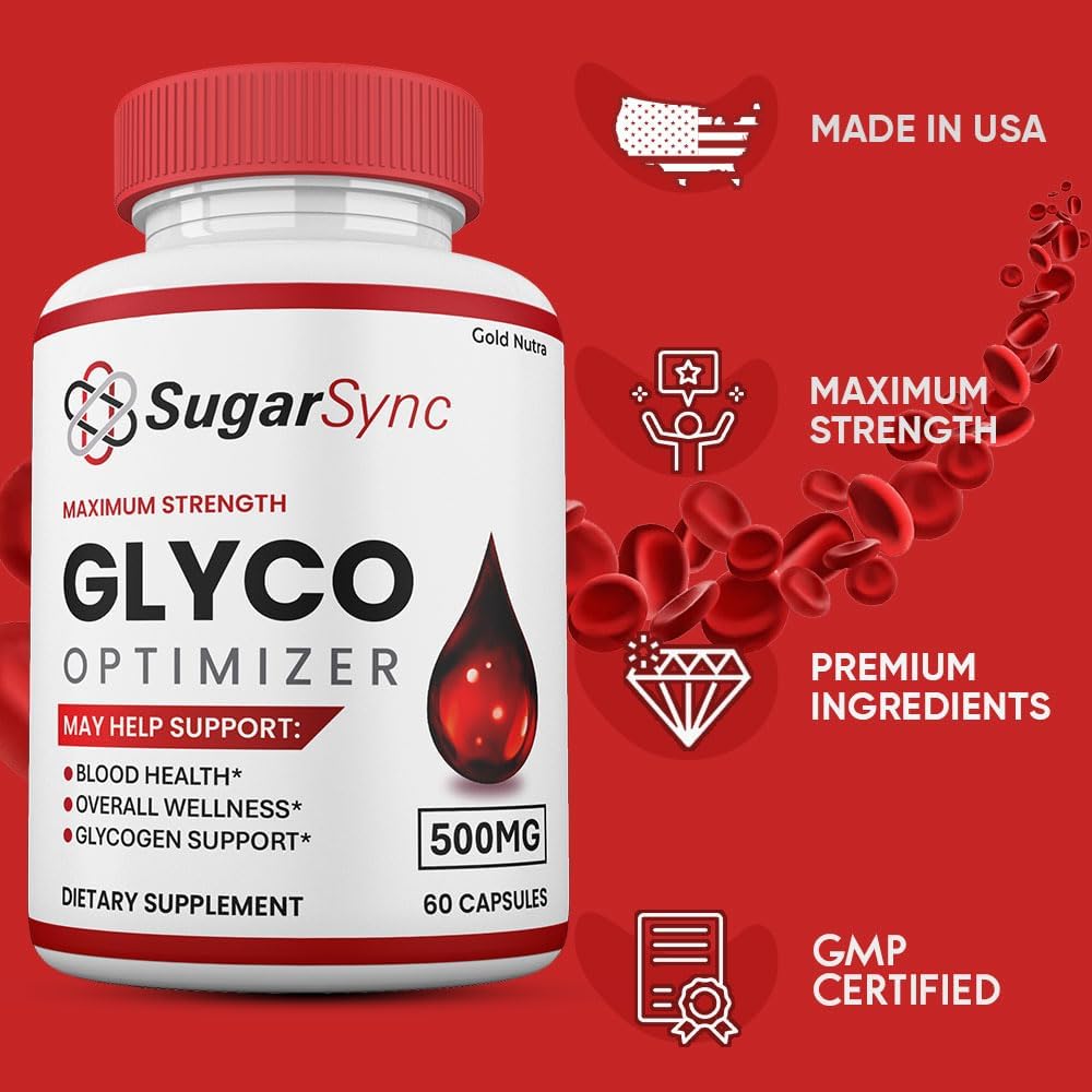 SugarSync Glyco Optimizer Capsules, SugarSync Pills, Supplement for Men and Women Vitamins (2 Pack) 5