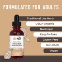 MaryRuth Organics Precision Probiotic Drops for Teens (Raspberry) & Lion's Mane Drops | USDA Organic | Vitamins for Gut Health, Cognitive Support, & Overall Wellness | Vegan, Non-GMO, Gluten Free 6