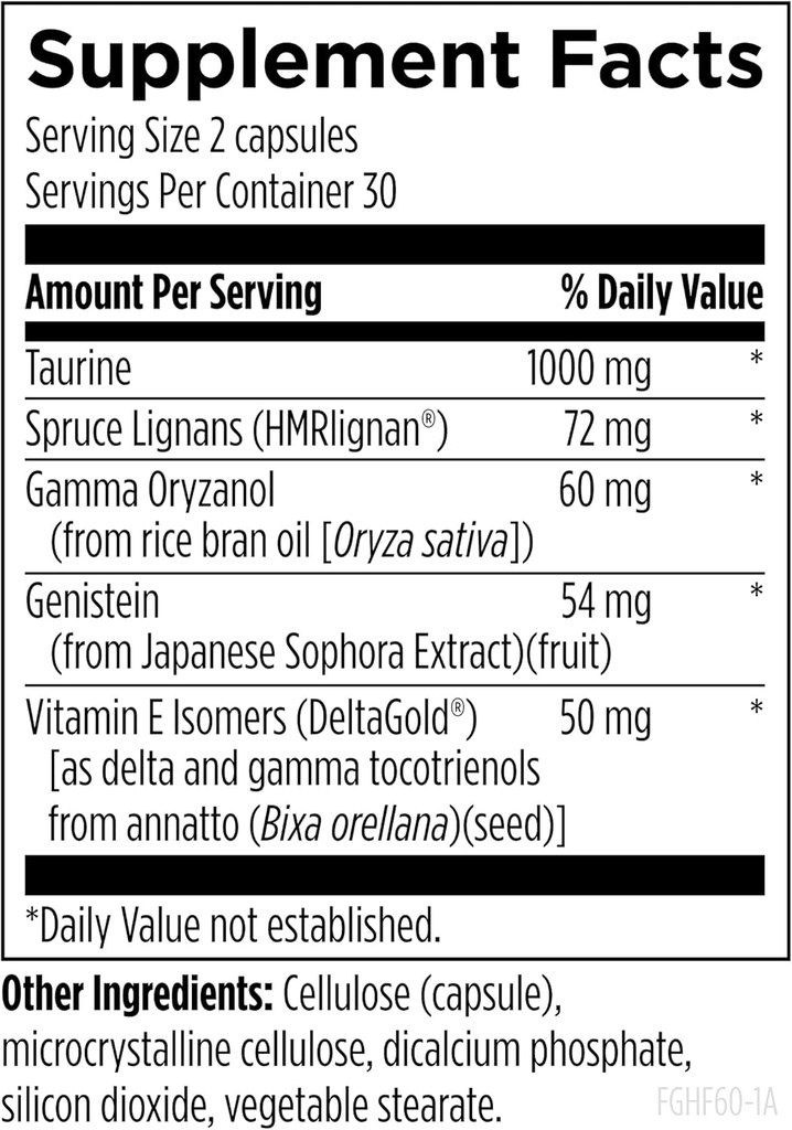 Designs for Health FemGuard-HF - Help Diminish Mild Menopause Hot Flashes - Peri & Menopause Supplements for Women to Support Healthy Aging, Hormonal Balance & Bone Health (60 Capsules) 6