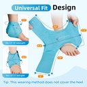 Comfytemp Ankle Ice Pack Wrap for Swelling, Plantar Fasciitis, Foot Pain Relief, FSA Eligible, Gel Packs for Injuries Reusable, Hot Cold Compression for Achilles Tendonitis, Sprain Ankles, Gift, 2 Pcs 5