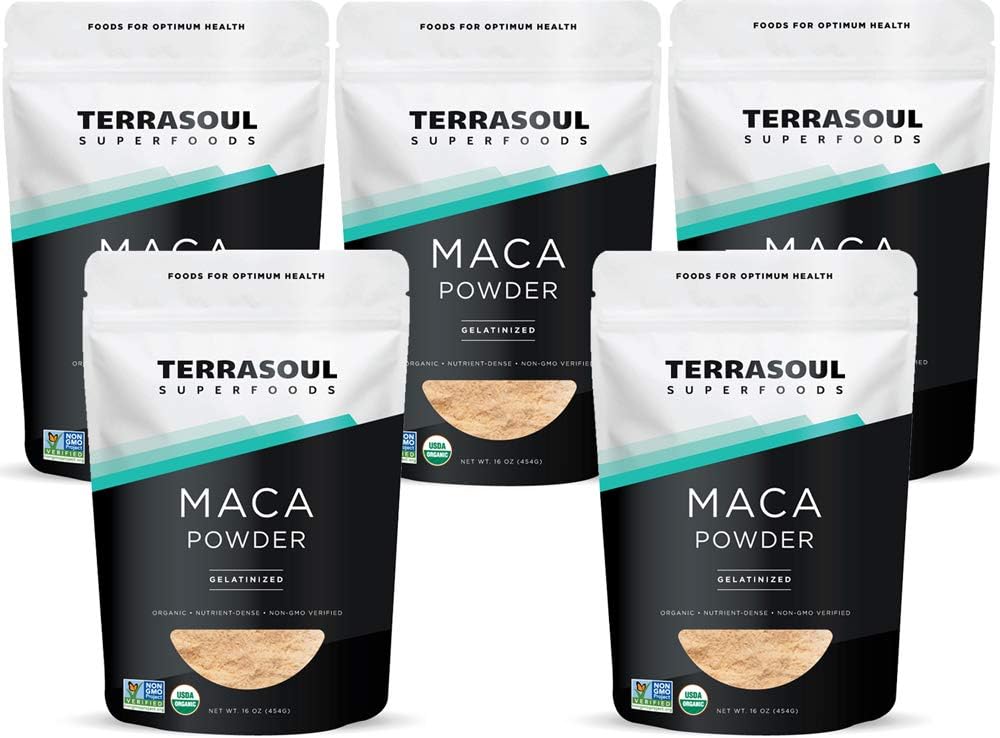 Terrasoul Superfoods Organic Gelatinized Maca Powder, 5 Lbs - Premium Quality | Supports Increased Stamina & Energy | Gelatinized for Easy Digestion 2