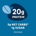 Quest Nutrition Oatmeal Chocolate Chip Protein Bars, 20g Protein, 1g Sugar, 5g Net Carb, Gluten Free, Keto Friendly, 12 Count 4