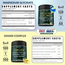 Bundle 6in1 Magnesium Glycinate Supplement & 5in1 Ginger Supplement 5