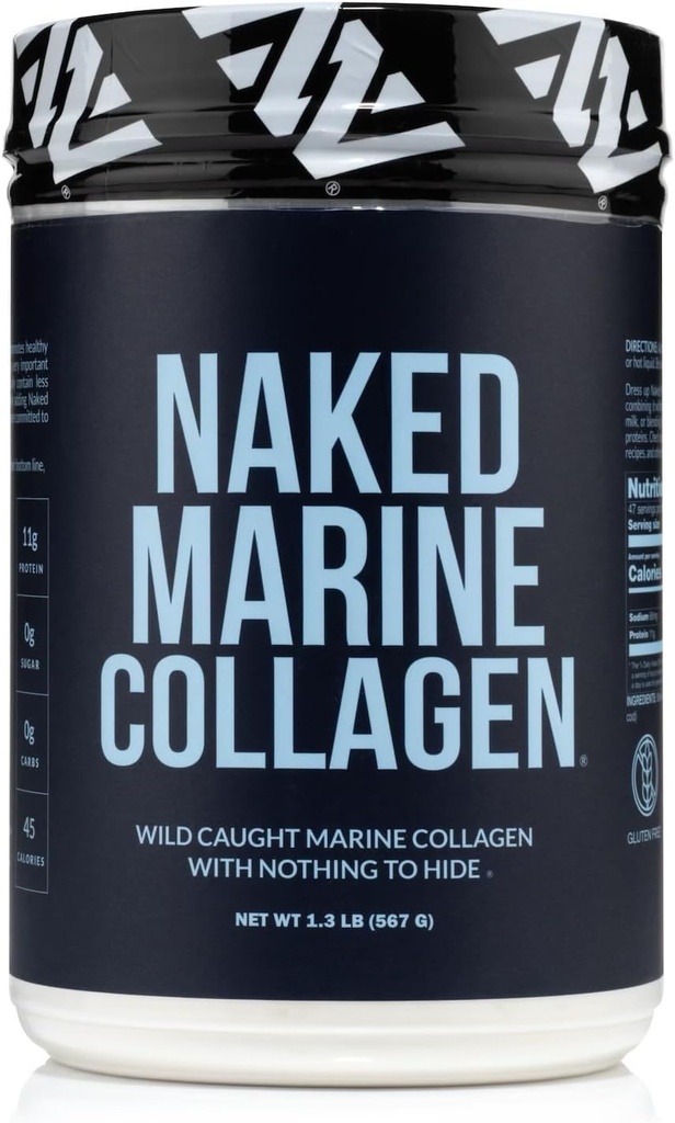 NAKED Marine Collagen Peptides Protein Powder - Unflavored - from Wild Caught Cod - Paleo Friendly, Non-GMO, Soy-Free, Gluten-Free - 47 Servings 2