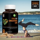 Clinical Daily Cholesterol Care Supplement. Vegan Cholesterol and Triglyceride Supplements. Plant Sterols Supplements Cholesterol Support with Guggul, Garlic, Niacin. 120 Capsules 3