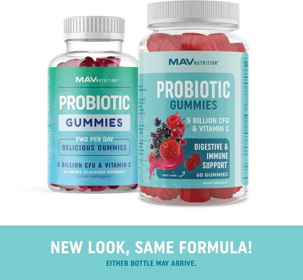 Probiotic & Prebiotic Capsules and Probiotic Gummies | Complete Gut Health, Digestion, and Immune Support Bundle | Gummies with 20 Billion CFU, Vitamin C, and Folic Acid 6