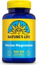 Nature's Life Marine Magnesium 500mg | Healthy Digestion & Regularity Formula with Magnesium Hydroxide from Northern Sea Waters | 100 Vegetarian Caps 2